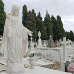 Cemetery on Día de Todos los Santos in Costa Blanca